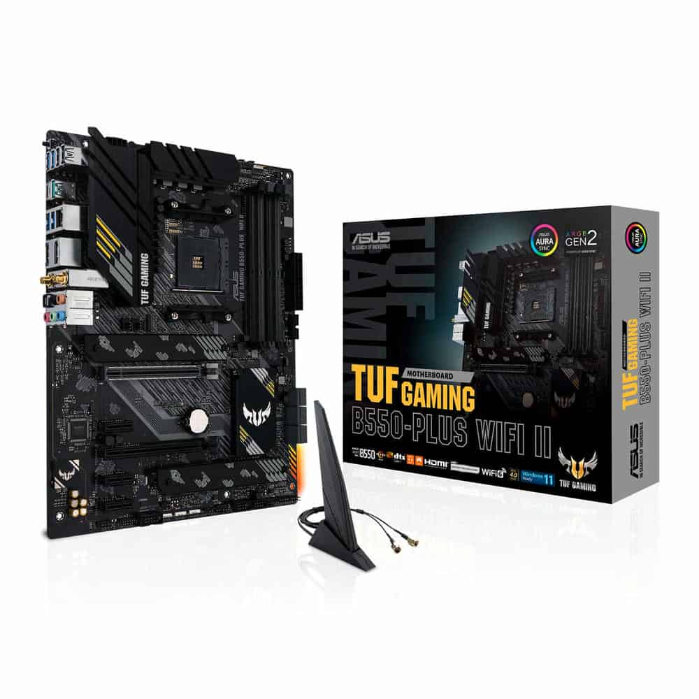 ASUS TUF GAMING B550-PLUS WiFi II AMD B550 AM4 WiFi 6 ATX Motherboard